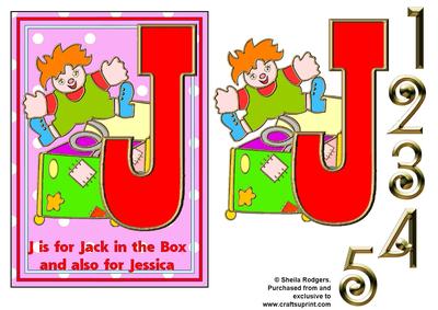 J is for Jack in the Box and Jessica