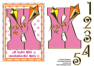 K is for Kite and Katy