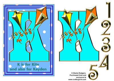 K is for Kite and Kayden
