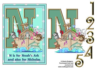 N is for Noah's Ark and Nicholas