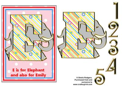 E is for Elephant and Emily