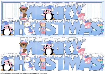 Large Dl Card - Snow Capped Christmas 1