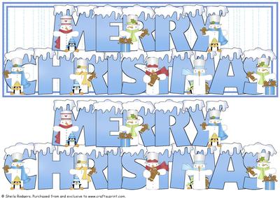 Large Dl Card - Snow Capped Christmas 2