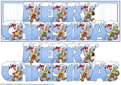 Large Dl Card - Snow Capped Christmas 4