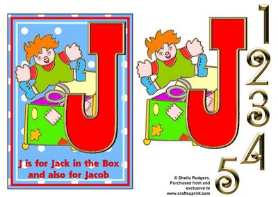 J is for Jack in the Box and Jacob