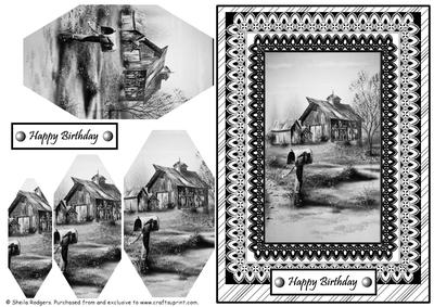 Monochrome Lace - Old Homestead