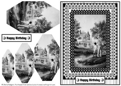 Monochrome Lace - Plantation House