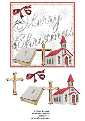 Silver Christmas Religious