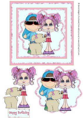 Boy, Girl, Dog