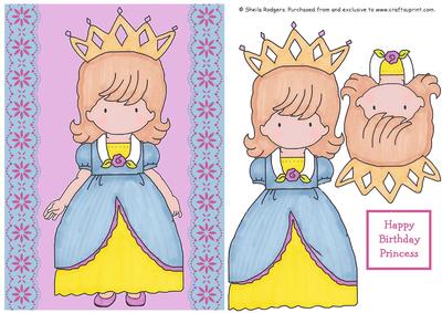 Birthday Princess with Crown