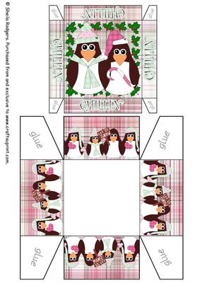 3 Inch Gift Box - Christmas Penguin 1