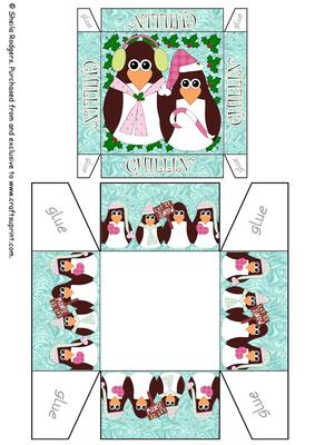 3 Inch Gift Box - Christmas Penguin 2