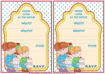 Birthday Party Invitation - Boy 2