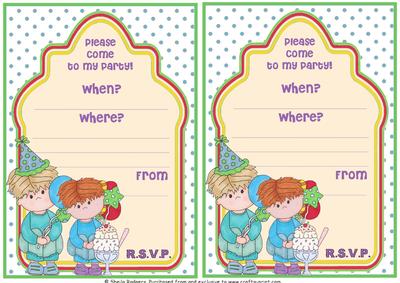 Birthday Party Invitation - Boy 3