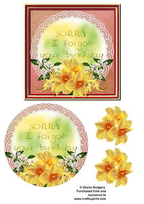 Belated Birthday Daffodils