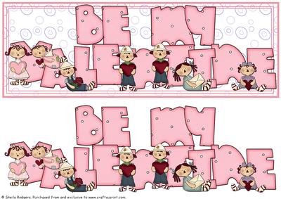 Large Dl Card - Valentine Annies and Andys