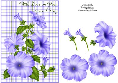 Blue Petunias