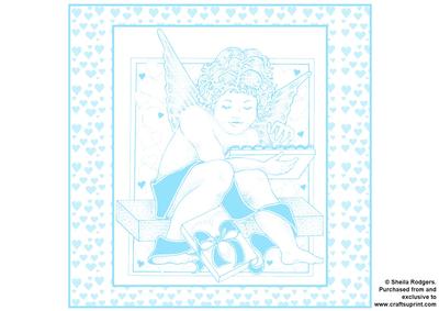 Valentine Cupid 2 - Blue