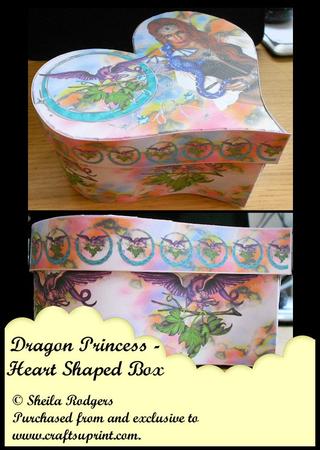 Heart Shaped Box - Dragon Princess