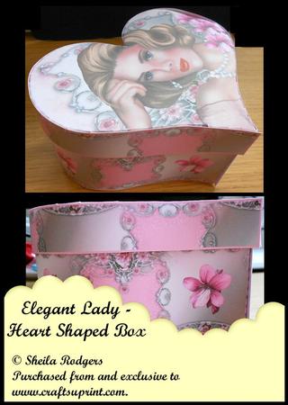 Heart Shaped Box - Elegant Lady