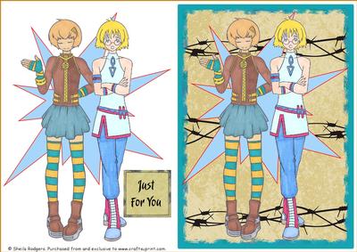Manga Girls on Flash 8