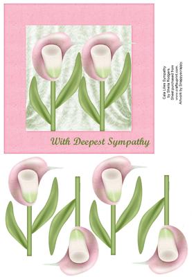 Cala Lilies Sympathy