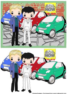 Boys Buying Cars