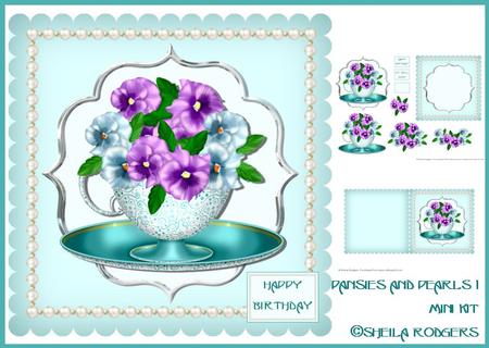 Pansies and Pearls 1