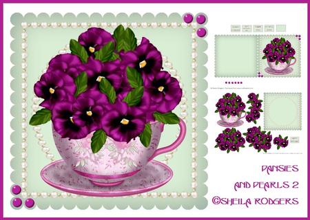 Pansies and Pearls 2