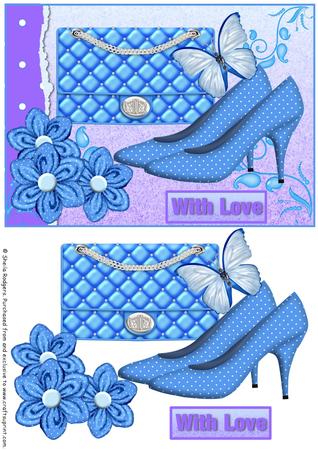 Polka Dot Shoes and Butterfly