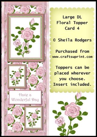 Large Dl Floral Topper Card 4