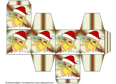 All in One Gift Box - Christmas Owls