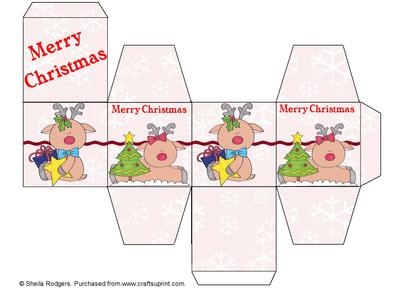 All in One Gift Box - Reindeer