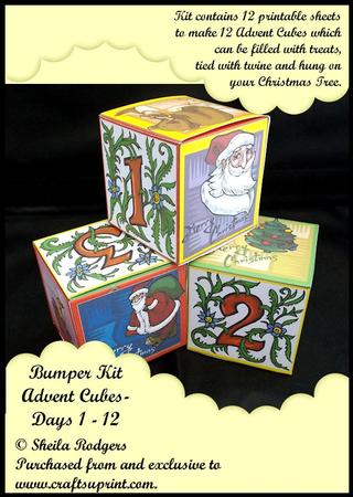 Bumper Kit - Advent Cubes - Days 1 - 12