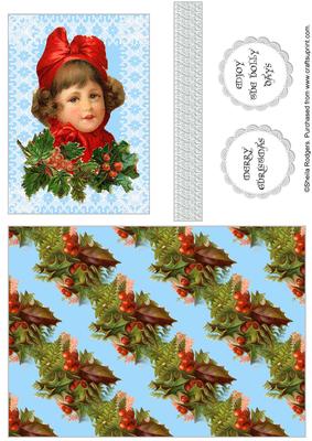 Vintage Christmas Quick Card 5