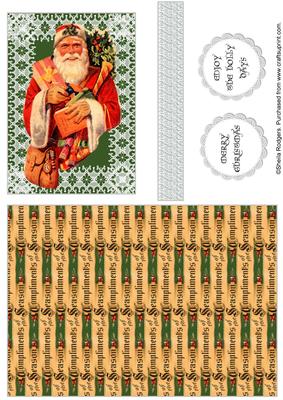 Vintage Christmas Quick Card 6