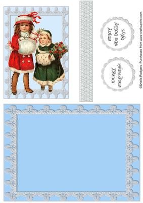 Vintage Christmas Quick Card 10