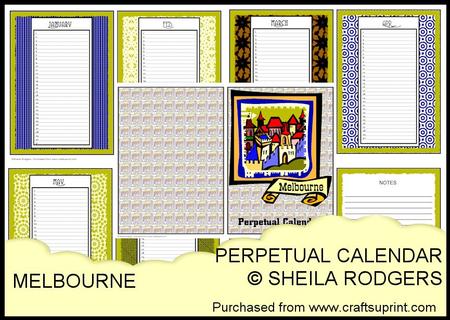 Perpetual Calendar - Melbourne