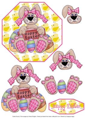 Easter Bunny 3 Decoupage