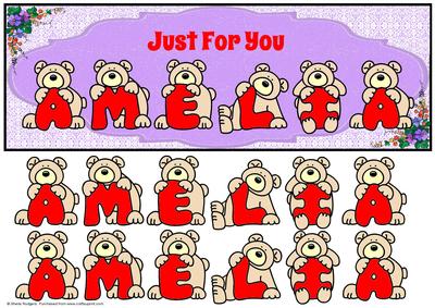 Large Dl Just for You Amelia