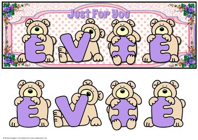 Large Dl Just for You Evie