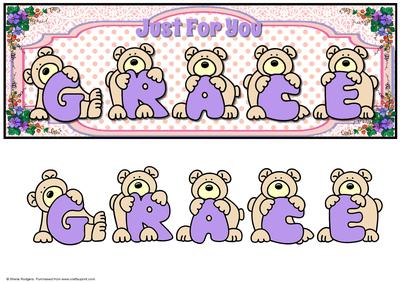 Large Dl Just for You Grace