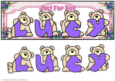 Large Dl Just for You Lucy