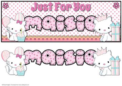 Large Dl Just for You Cats - Maisie