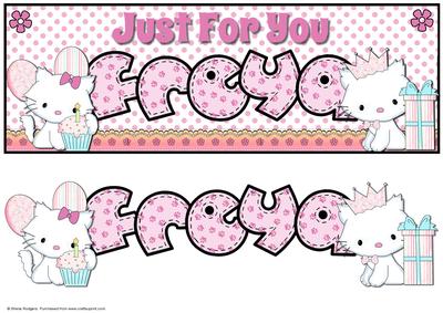 Large Dl Just for You Cats - Freya