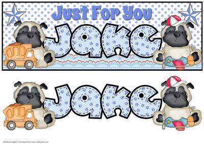 Large Dl Just for You Dogs - Jake
