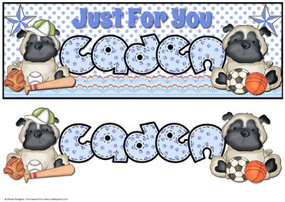 Large Dl Just for You Dogs - Caden