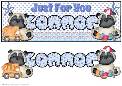 Large Dl Just for You Dogs - Connor