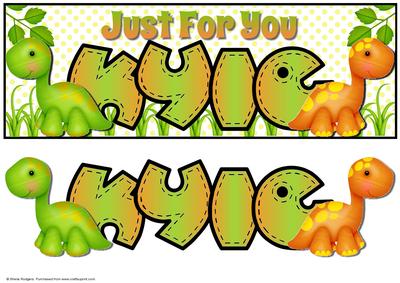 Just for You Dinosaurs - Kyle