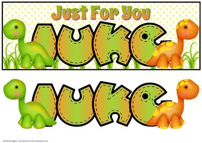 Just for You Dinosaurs - Luke